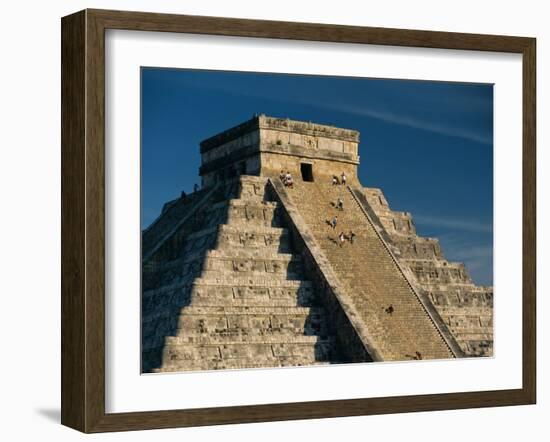 Mayan Ruins, Chichen Itza, Unesco World Heritage Site, Yucatan, Mexico, Central America-Gavin Hellier-Framed Photographic Print