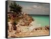 Mayan Ruins Near Cancun-null-Framed Stretched Canvas