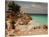 Mayan Ruins Near Cancun-null-Stretched Canvas