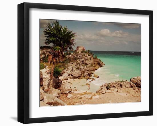 Mayan Ruins Near Cancun-null-Framed Premium Photographic Print