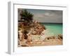 Mayan Ruins Near Cancun-null-Framed Premium Photographic Print