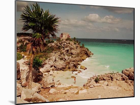 Mayan Ruins Near Cancun-null-Mounted Photographic Print