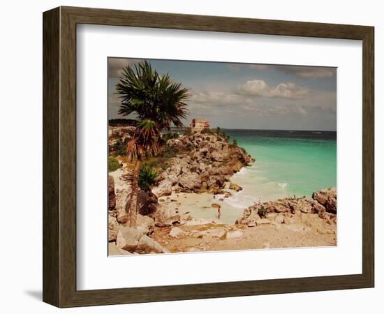 Mayan Ruins Near Cancun-null-Framed Photographic Print