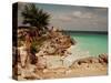 Mayan Ruins Near Cancun-null-Stretched Canvas