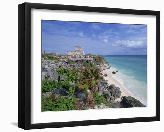 Mayan Ruins of Tulum, Yucatan Peninsula, Mexico, North America-Miller John-Framed Photographic Print