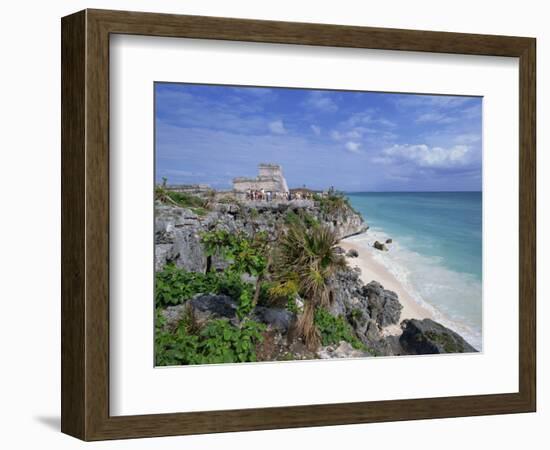 Mayan Ruins of Tulum, Yucatan Peninsula, Mexico, North America-Miller John-Framed Photographic Print