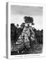 Mayan Ruins, Tikal, Guatemala, 19th Century-Alexandre De Bar-Stretched Canvas