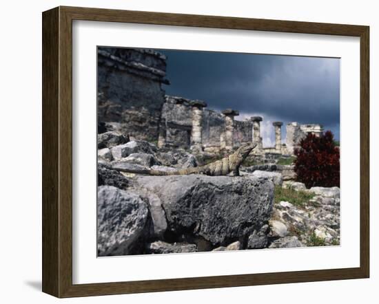 Mayan Ruins, Tulum, Mexico-Angelo Cavalli-Framed Premium Photographic Print