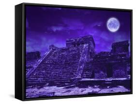Mayan Ruins, Tulum, Mexico-Bill Bachmann-Framed Stretched Canvas