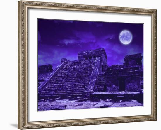 Mayan Ruins, Tulum, Mexico-Bill Bachmann-Framed Photographic Print