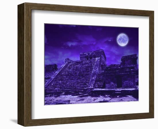 Mayan Ruins, Tulum, Mexico-Bill Bachmann-Framed Photographic Print