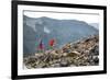 Mayan Smith-Gobat & Ben Rueck Go For High Elevation Trail Run, Backcountry Of Above Marble, CO-Dan Holz-Framed Photographic Print