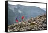 Mayan Smith-Gobat & Ben Rueck Go For High Elevation Trail Run, Backcountry Of Above Marble, CO-Dan Holz-Framed Stretched Canvas