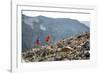 Mayan Smith-Gobat & Ben Rueck Go For High Elevation Trail Run, Backcountry Of Above Marble, CO-Dan Holz-Framed Photographic Print