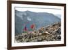 Mayan Smith-Gobat & Ben Rueck Go For High Elevation Trail Run, Backcountry Of Above Marble, CO-Dan Holz-Framed Photographic Print