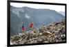 Mayan Smith-Gobat & Ben Rueck Go For High Elevation Trail Run, Backcountry Of Above Marble, CO-Dan Holz-Framed Photographic Print