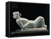 Mayan Statue of Chac Mool, from Chichen Itza, 11th Century-null-Framed Stretched Canvas