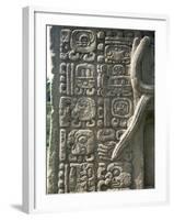 Mayan Stela J, Dating from 756 AD, Quirigua, Unesco World Heritage Site, Guatemala, Central America-Christopher Rennie-Framed Photographic Print