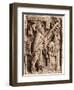 Mayan Stone Relief of Xoc Performing a Blood-Letting Ritual-null-Framed Giclee Print