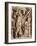 Mayan Stone Relief of Xoc Performing a Blood-Letting Ritual-null-Framed Premium Giclee Print