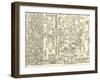 Mayan Tablet Behind the Altar in the Temple at Palenque-null-Framed Giclee Print