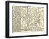 Mayan Tablet Behind the Altar in the Temple at Palenque-null-Framed Giclee Print