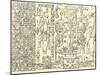 Mayan Tablet Behind the Altar in the Temple at Palenque-null-Mounted Giclee Print