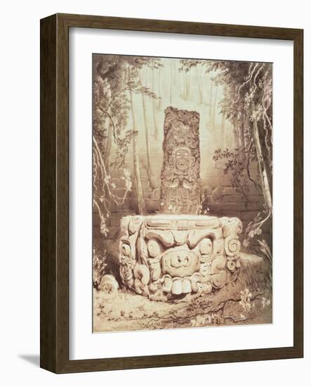 Mayan Temple, Honduras-Frederick Catherwood-Framed Giclee Print