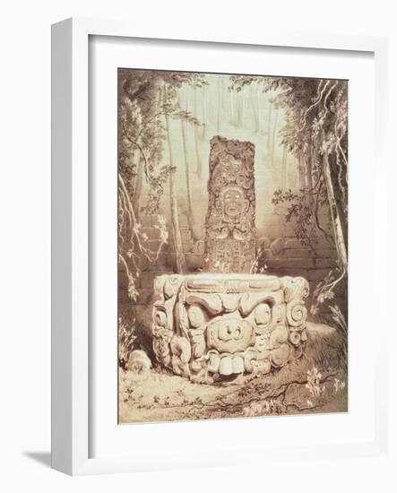 Mayan Temple, Honduras-Frederick Catherwood-Framed Giclee Print