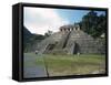 Mayan Temple in Palenque, Mexico-Michael Brown-Framed Stretched Canvas