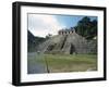 Mayan Temple in Palenque, Mexico-Michael Brown-Framed Photographic Print