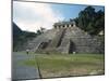 Mayan Temple in Palenque, Mexico-Michael Brown-Mounted Photographic Print