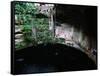 Mayans Ruins, East of Chichen Itza, Into the Cenote, Mexico-Charles Sleicher-Framed Stretched Canvas