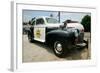 Mayberry Sheriff's Department Police Car in Mount Airy, North Carolina, the town featured in "Ma...-null-Framed Photographic Print