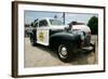 Mayberry Sheriff's Department Police Car in Mount Airy, North Carolina, the town featured in "Ma...-null-Framed Photographic Print