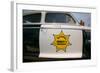 Mayberry Sheriff's Department Police Car in Mount Airy, North Carolina, the town featured in "Ma...-null-Framed Photographic Print