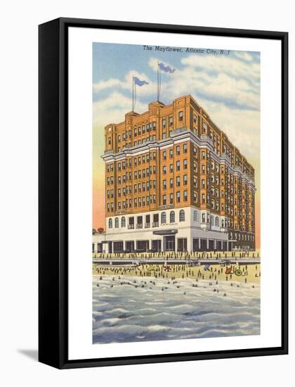 Mayflower Hotel, Atlantic City, New Jersey-null-Framed Stretched Canvas