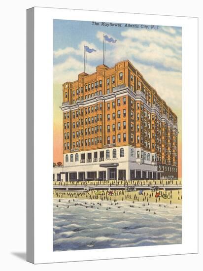 Mayflower Hotel, Atlantic City, New Jersey-null-Stretched Canvas