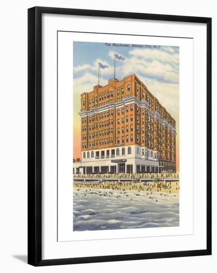 Mayflower Hotel, Atlantic City, New Jersey-null-Framed Art Print