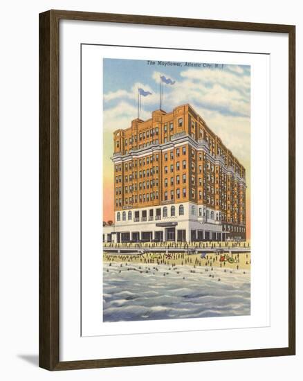 Mayflower Hotel, Atlantic City, New Jersey-null-Framed Art Print