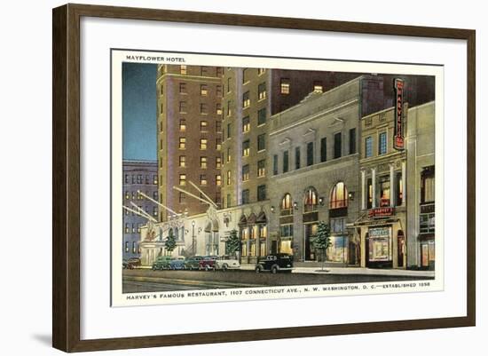 Mayflower Hotel, Connecticut Avenue-null-Framed Art Print