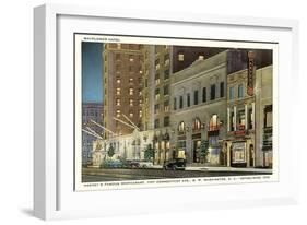 Mayflower Hotel, Connecticut Avenue-null-Framed Art Print