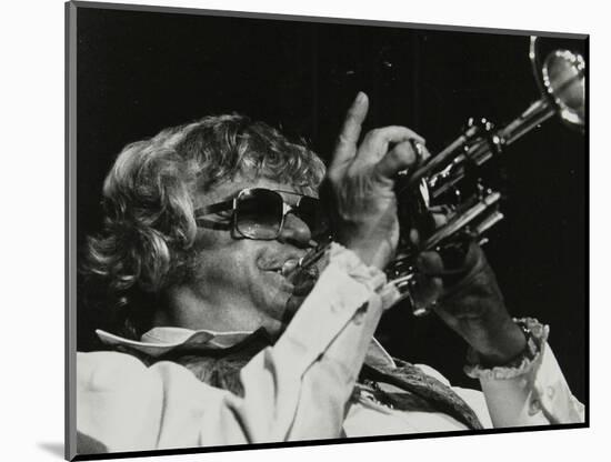 Maynard Ferguson Playing the Trumpet-Denis Williams-Mounted Photographic Print