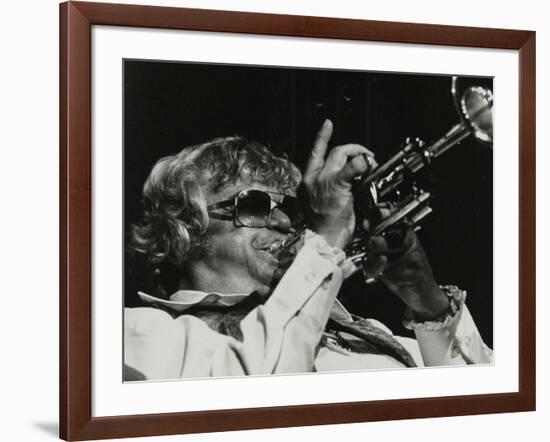 Maynard Ferguson Playing the Trumpet-Denis Williams-Framed Photographic Print