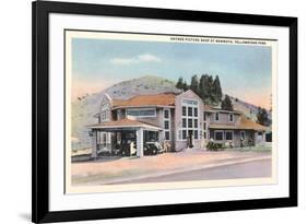 Maynes Picture Shop, Mammoth, Yellowstone-null-Framed Art Print