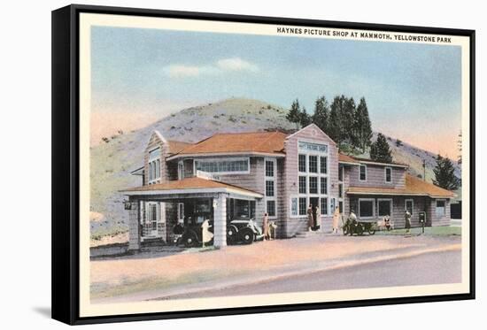 Maynes Picture Shop, Mammoth, Yellowstone-null-Framed Stretched Canvas
