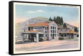 Maynes Picture Shop, Mammoth, Yellowstone-null-Framed Stretched Canvas