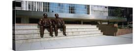 Mayo Brothers Statue Outside of a Building, Mayo Clinic, Rochester, Minnesota, USA-null-Stretched Canvas