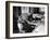 Mayor Fiorello LaGuardia Blowing Smoke Rings Sitting at Desk in His Office-William C^ Shrout-Framed Photographic Print