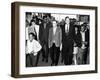 Mayor John Lindsay and Actor Marlon Brando Take a Goodwill Stroll Through Harlem, May 2, 1968-null-Framed Photo